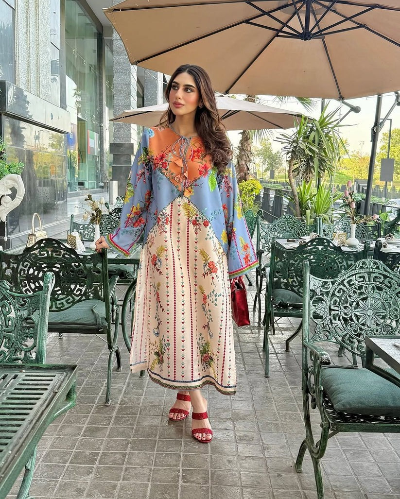 Sunset Bloom 2 Pc– Digital Printed
