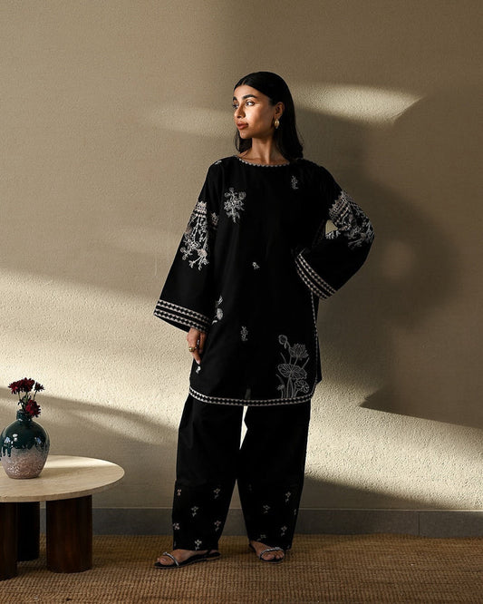 ZAIB - 2Pc's Embroidered Co-Ord Set