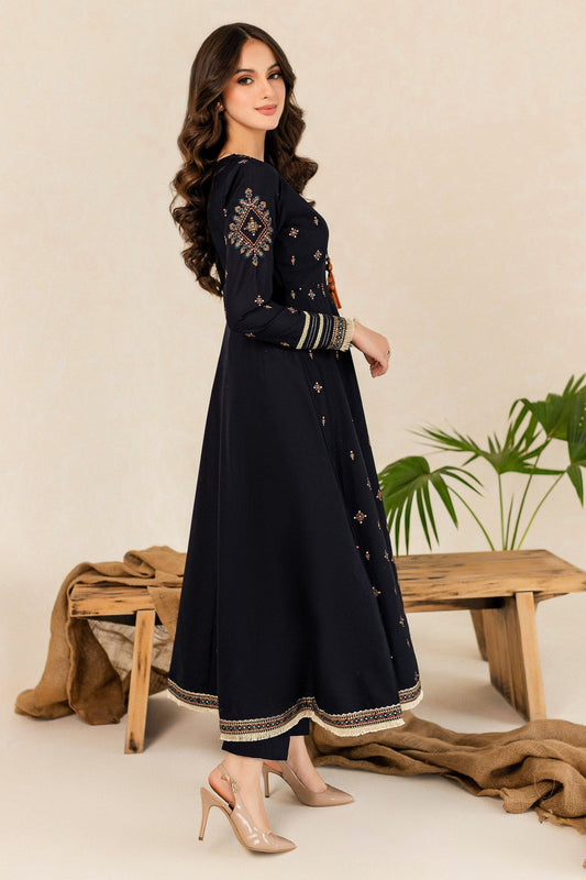 HAREEM - 2Pc's Embroidered Frock