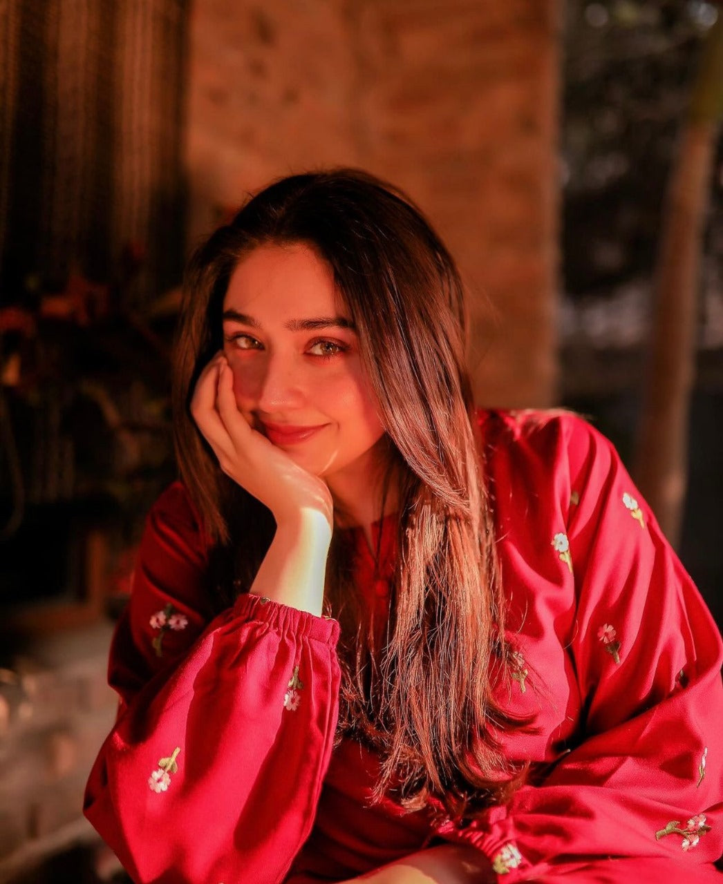 Floral 2PC Summer Embroidered Dress