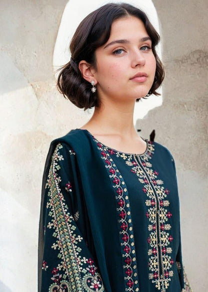 AABAD - 3Pc's Embroidered Dress